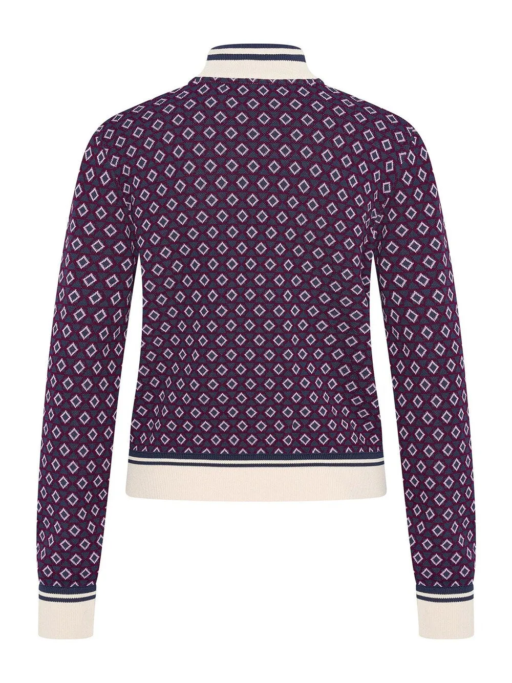4funkyflavours New York Computer Break Dance Knitted Cardigan, navy