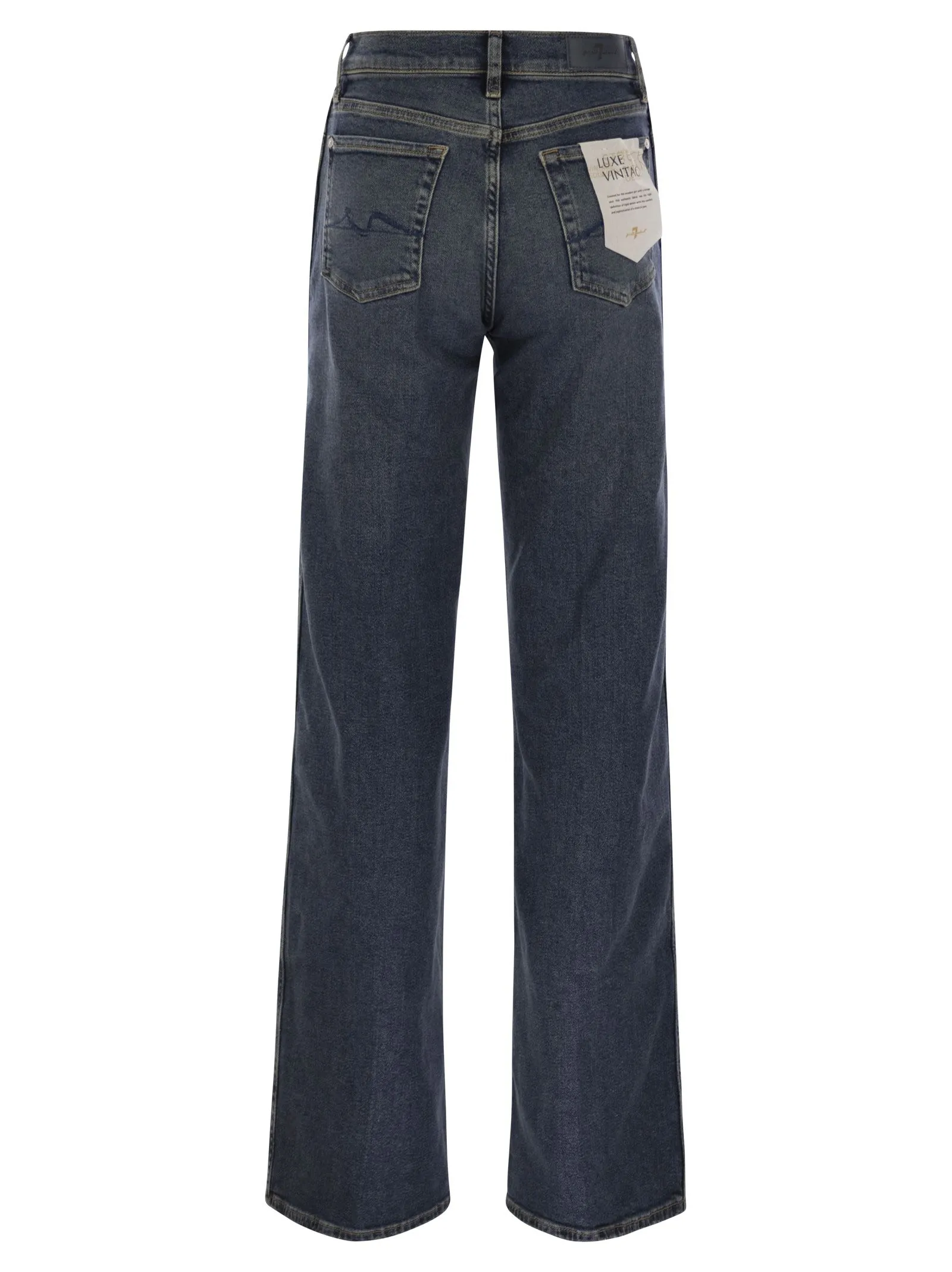 7 For All Mankind Lotta Bay Mid High Waisted Jeans