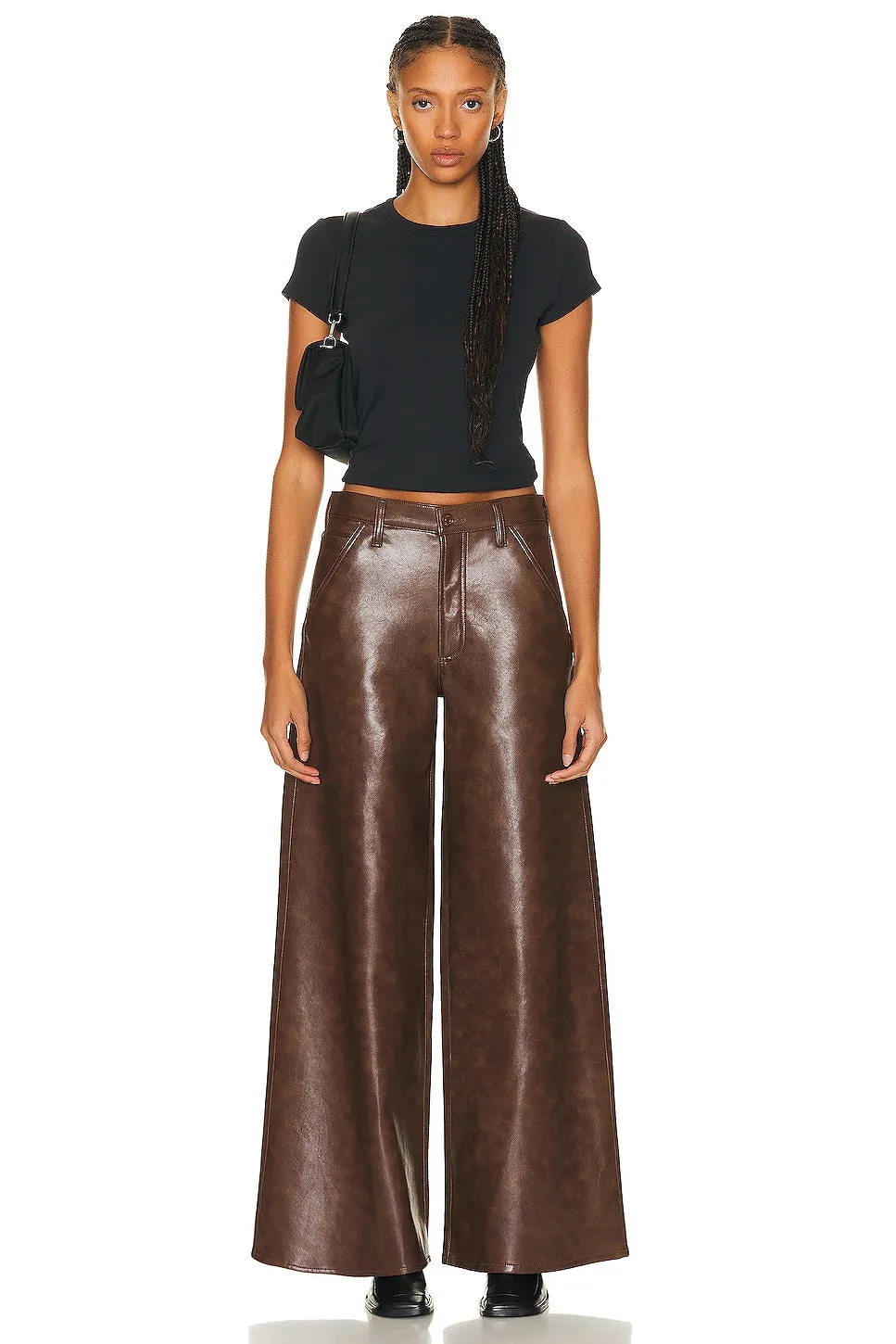Agolde Dale Wide Leg Carpenter Trouser, Cola