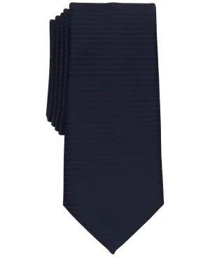 Alfani Men's Slim Stripe Necktie Navy