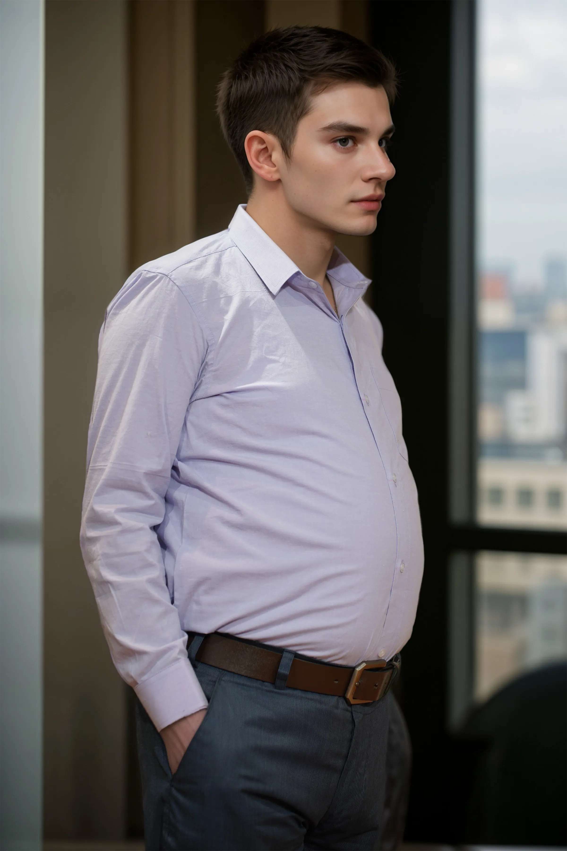 Arctic Mist Formal Cotton Shirt
