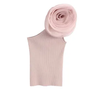 ASYMMETRIC FLORAL TOP