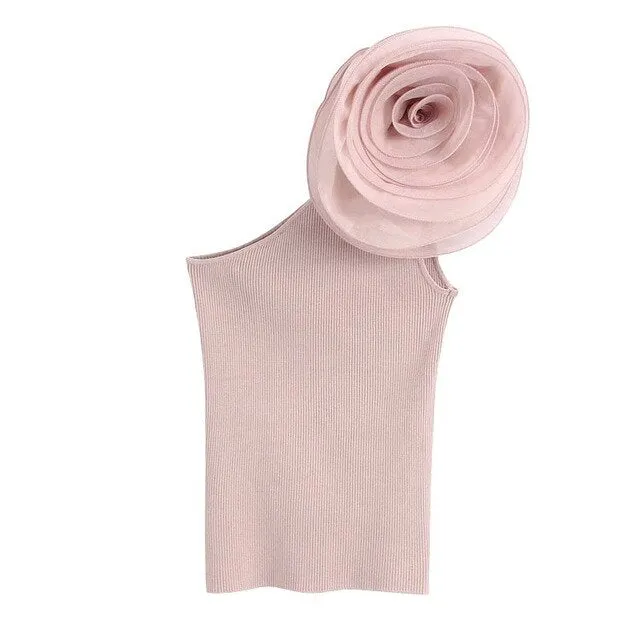 ASYMMETRIC FLORAL TOP