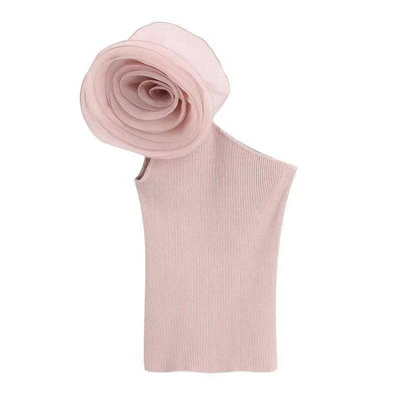ASYMMETRIC FLORAL TOP