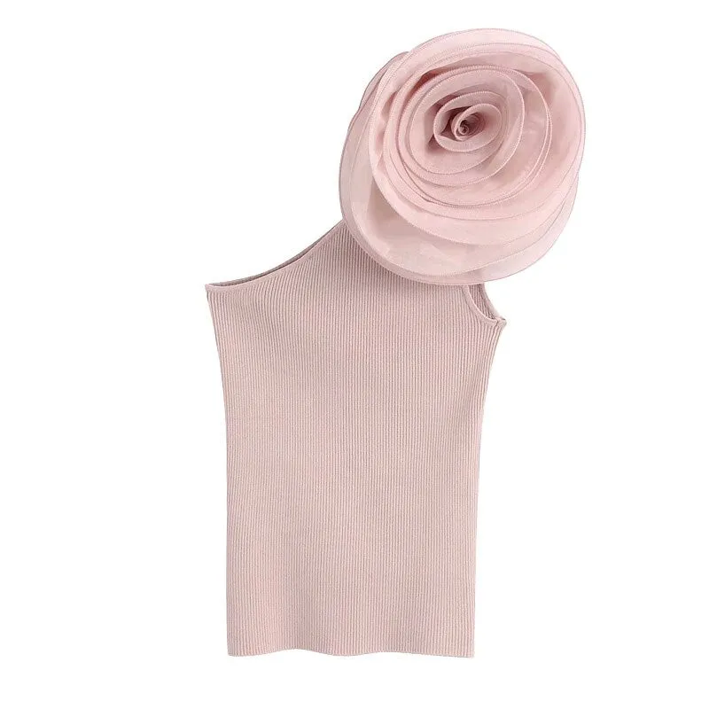 ASYMMETRIC FLORAL TOP