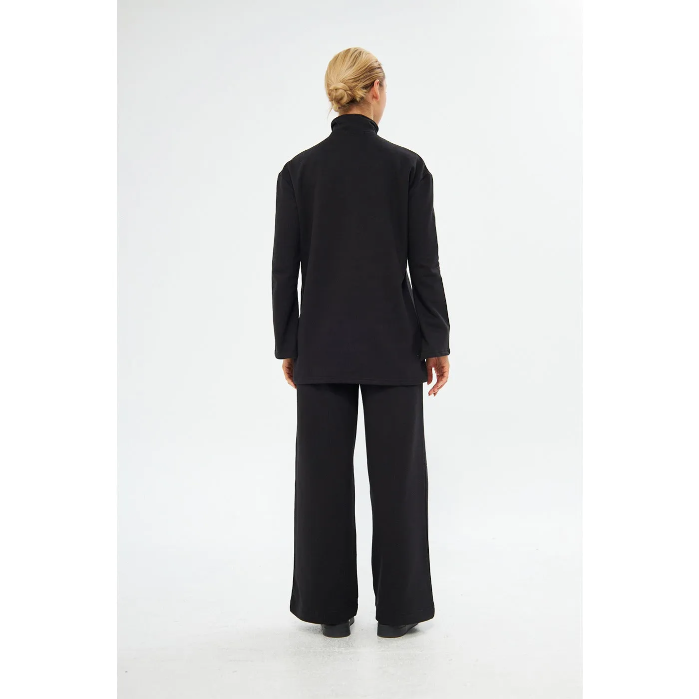 Black Wide Leg Trouser