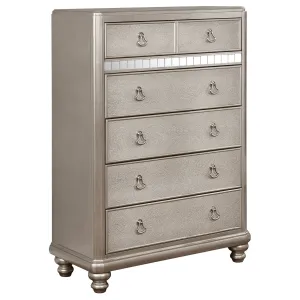 Bling Game 6-drawer Chest Metallic Platinum | Coaster