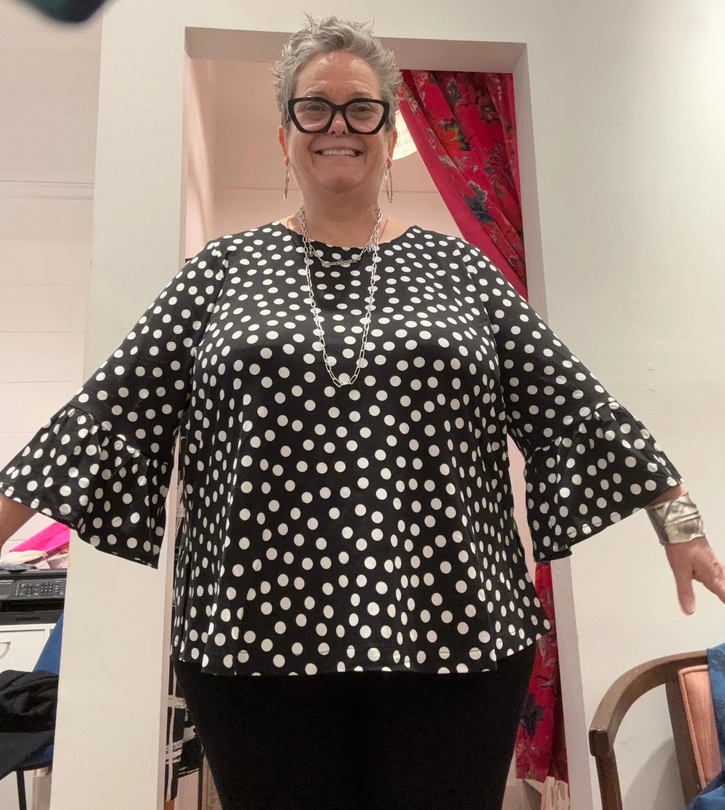 Bodacious Tulip Sleeve Blouse