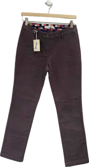 Boden Brown Polka Dot Lining Trousers UK 8R