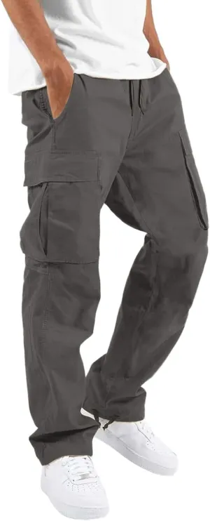 Cargo Pants for Men Big and Tall, Casual Athletics Joggers Men's Jogger Sweatpant Athletic Cargo Pants Sports Sweats