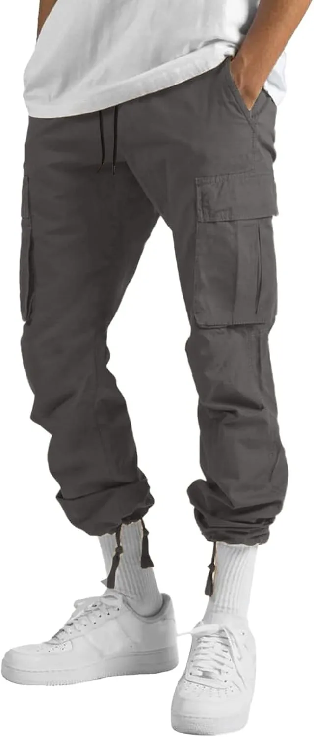 Cargo Pants for Men Big and Tall, Casual Athletics Joggers Men's Jogger Sweatpant Athletic Cargo Pants Sports Sweats