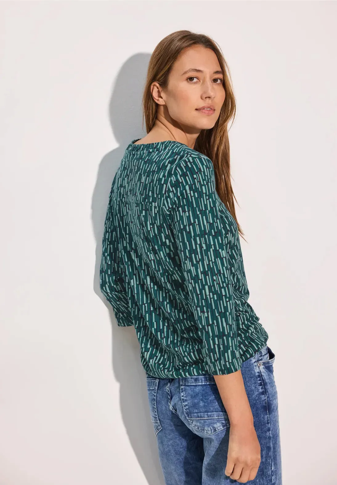 Cecil Gathered Neck Tunic Minimal