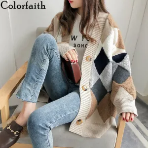 Colorfaith Women's Sweaters Autumn Winter
