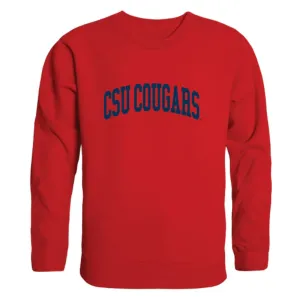 Columbus State University Cougars Arch Fleece Crewneck Pullover Sweatshirt