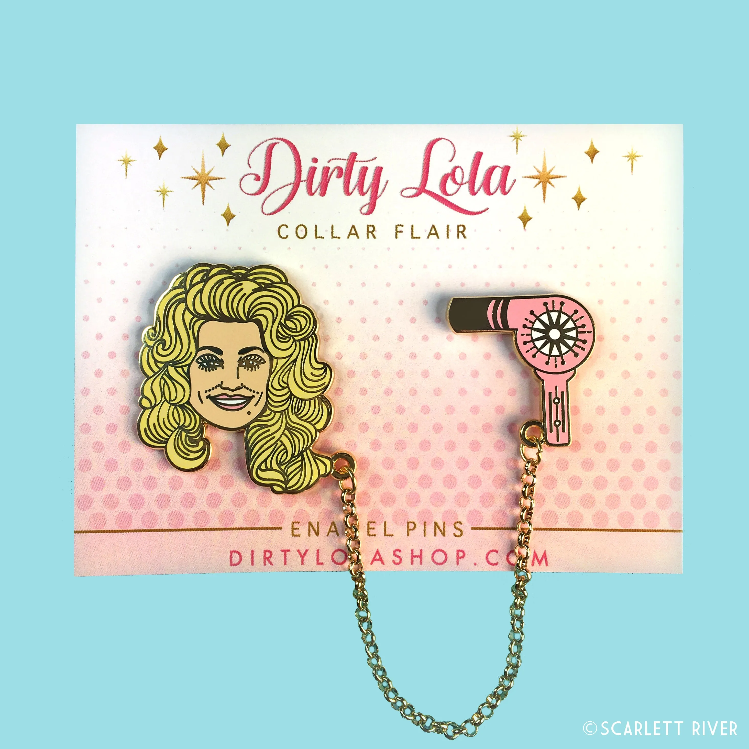 COUNTRY BABE - ENAMEL PIN - LAPEL PIN SET