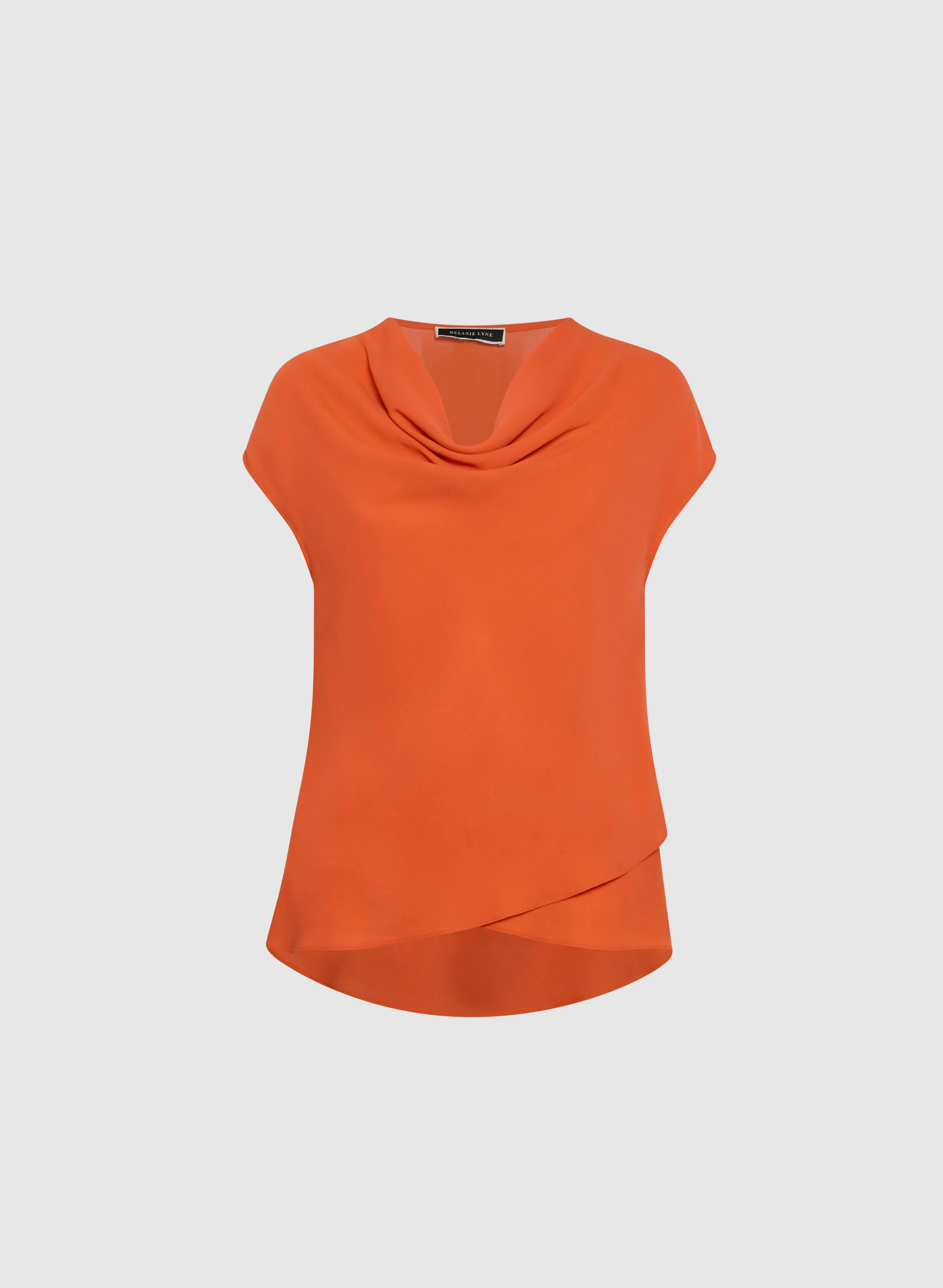 Crepe Cowl Neck Blouse