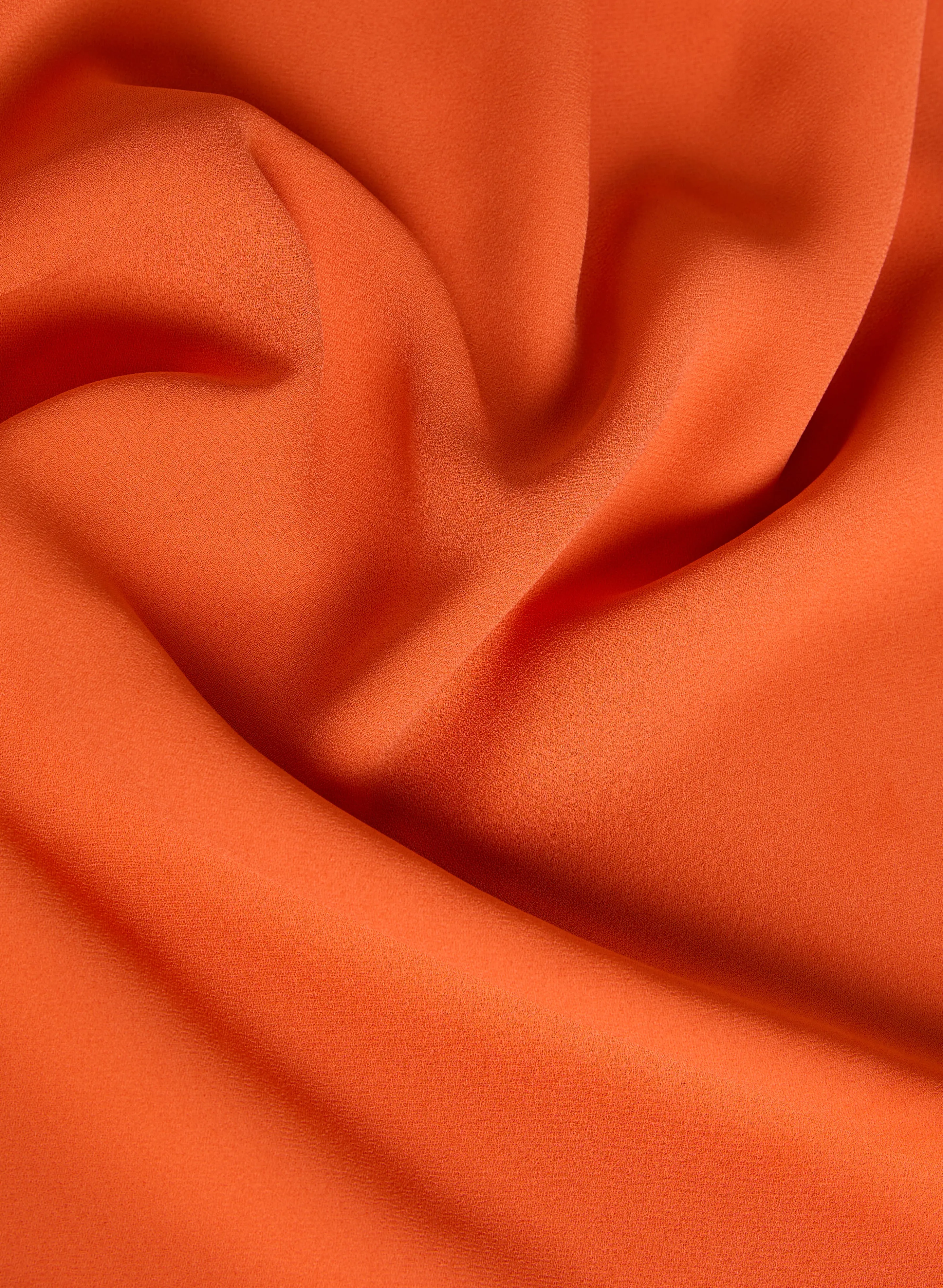 Crepe Cowl Neck Blouse