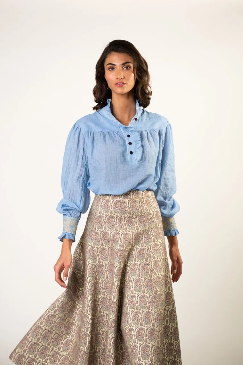 Cypress Blouse - Blue