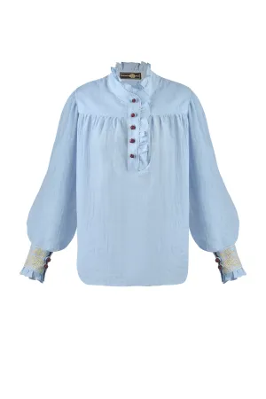 Cypress Blouse - Blue