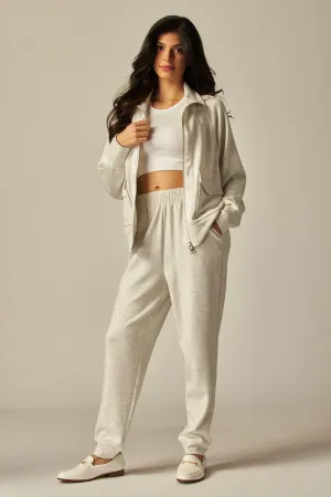 Double Soft Zip Top & Pant Set