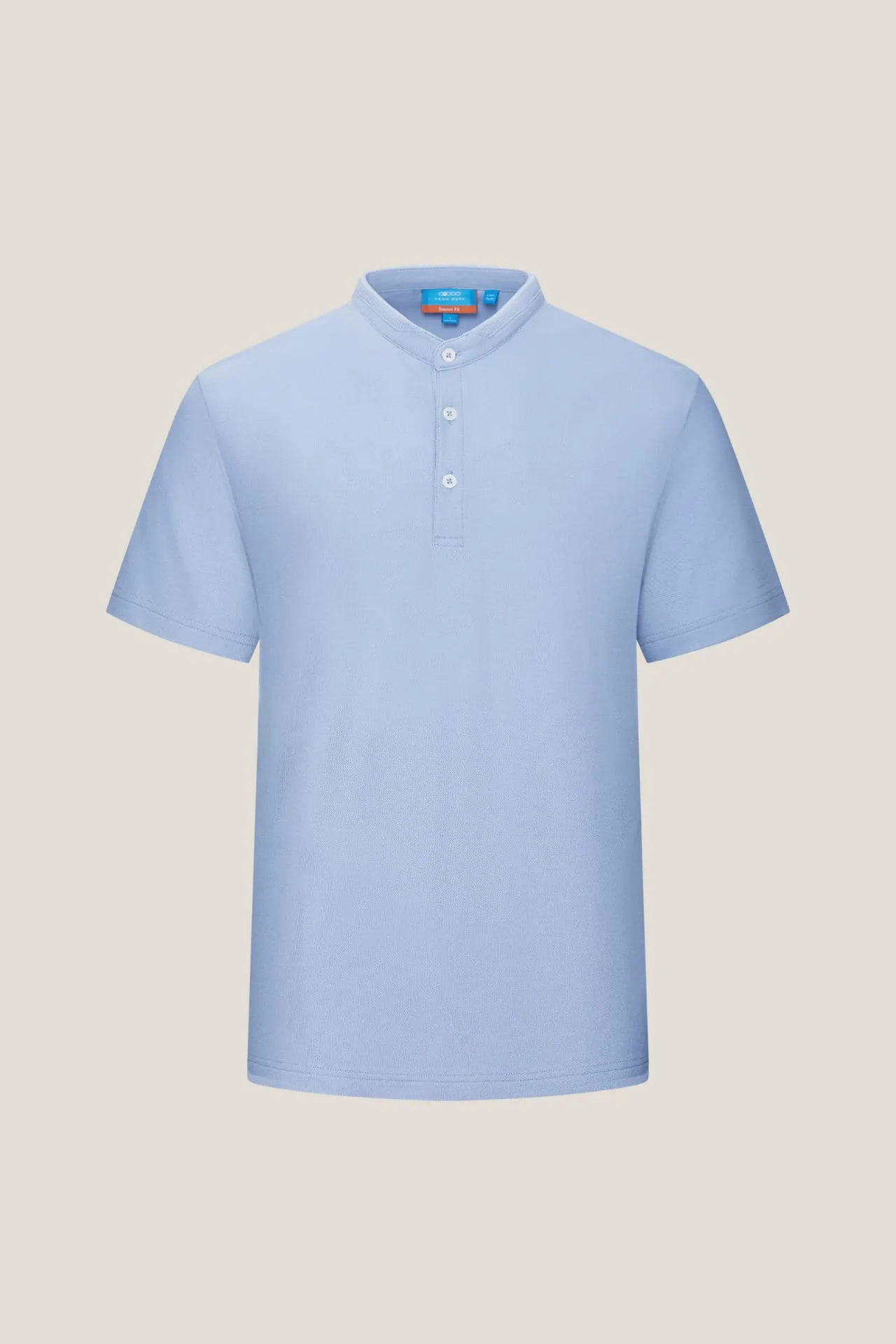 Easy Care Cool Touch Pique Smart Fit Stand Collar Short Sleeve Polo Tee