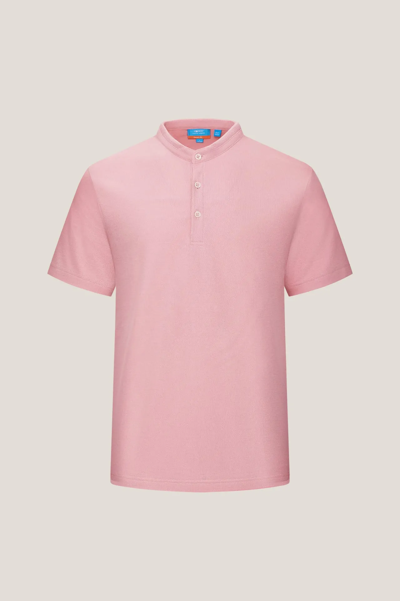 Easy Care Cool Touch Pique Smart Fit Stand Collar Short Sleeve Polo Tee