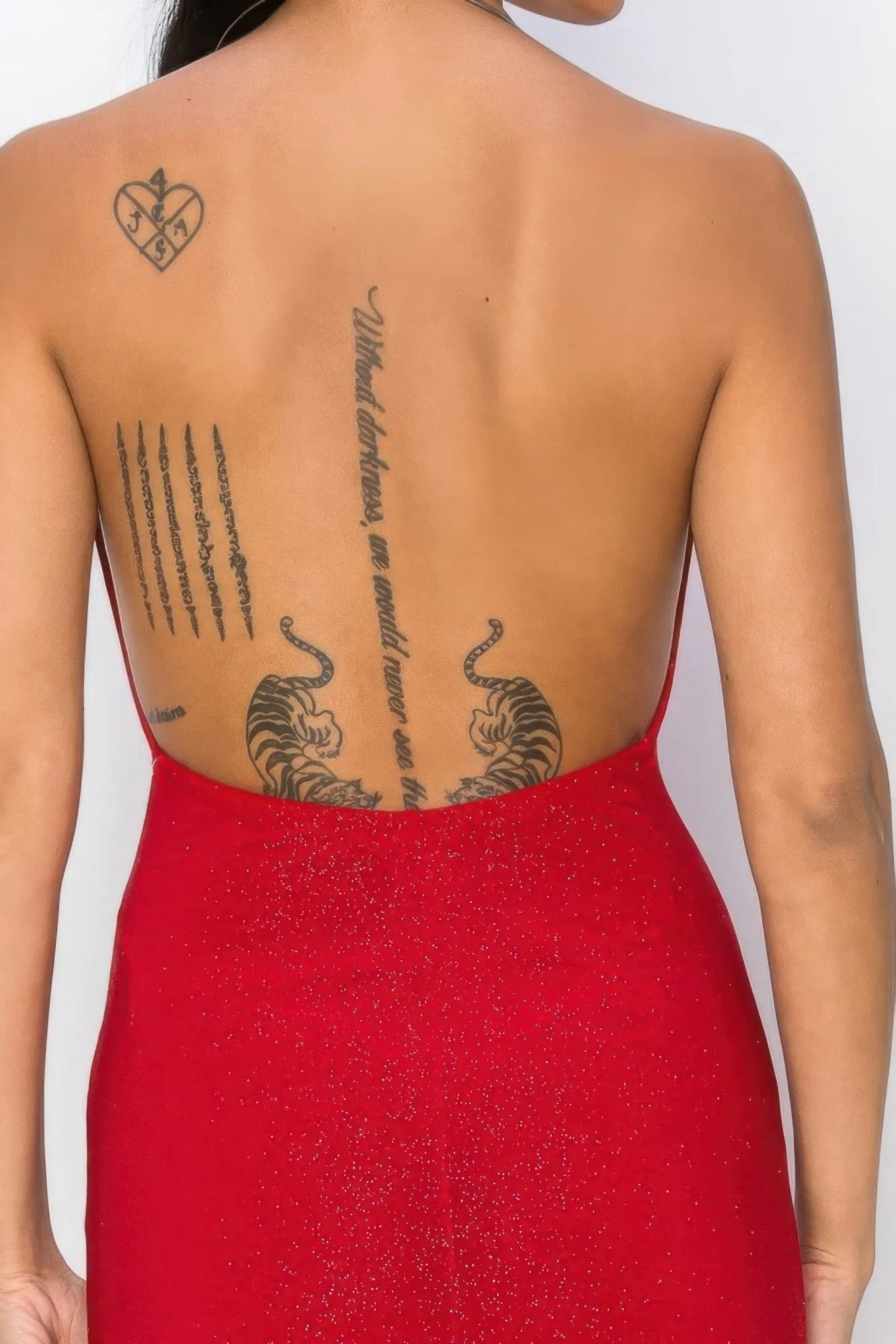 Elegant Halter Necklace Trim Long Maxi Dress