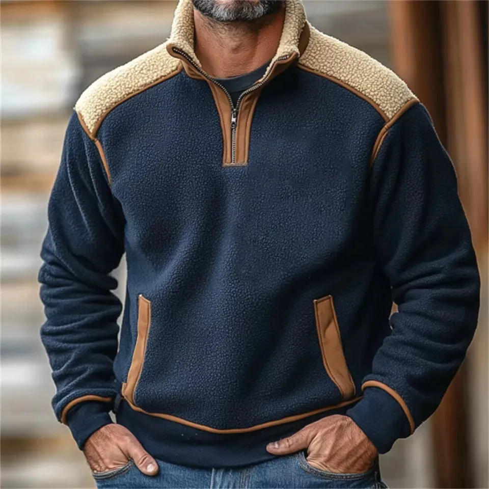Ethan - Retro Quartz Zipper Pullover