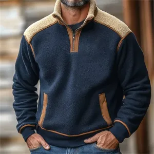 Ethan - Retro Quartz Zipper Pullover