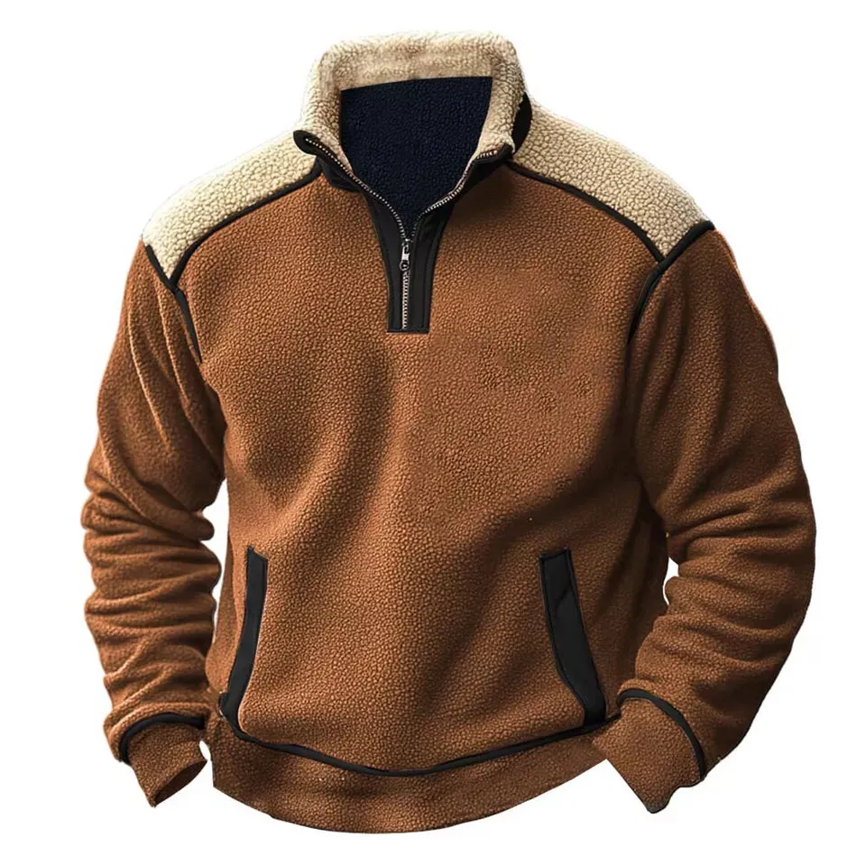 Ethan - Retro Quartz Zipper Pullover