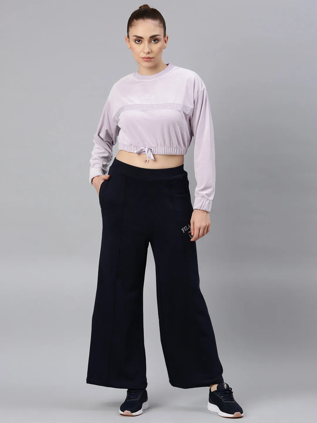 FILA Adults-Women Lavender Sweatshirts