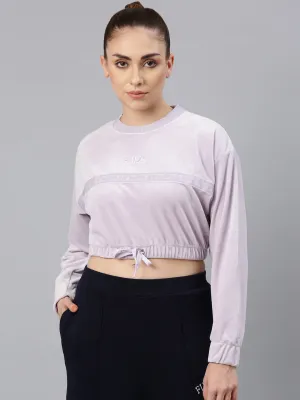 FILA Adults-Women Lavender Sweatshirts