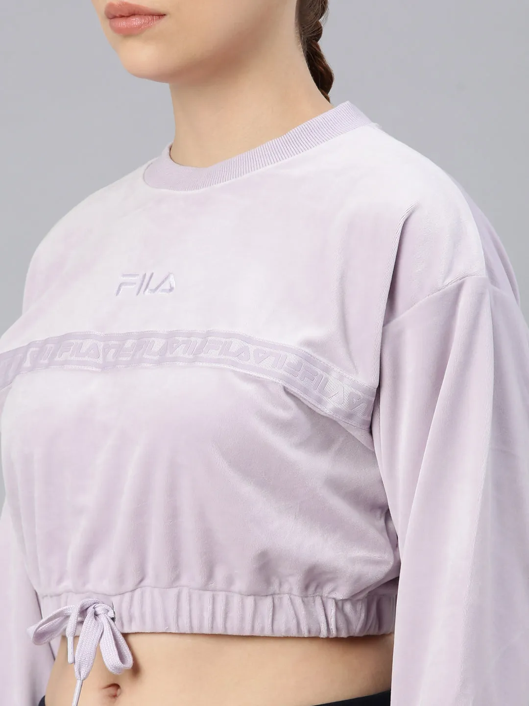 FILA Adults-Women Lavender Sweatshirts