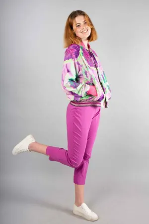Foil Light Weight Pull On Trouser Cropped Version