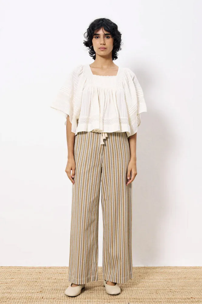 FRNCH Patricie Cream Blouse
