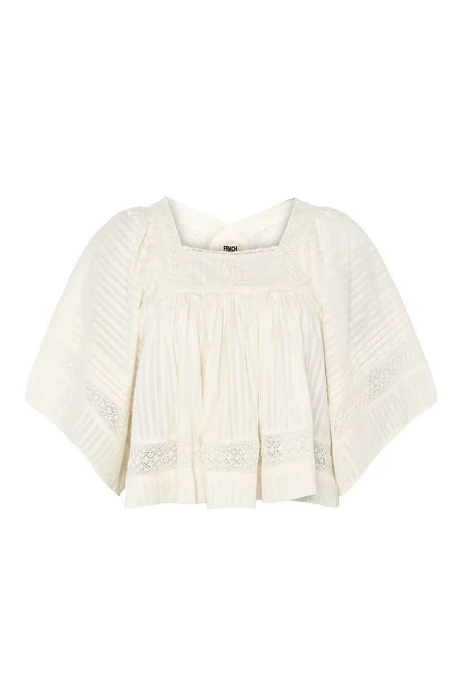 FRNCH Patricie Cream Blouse
