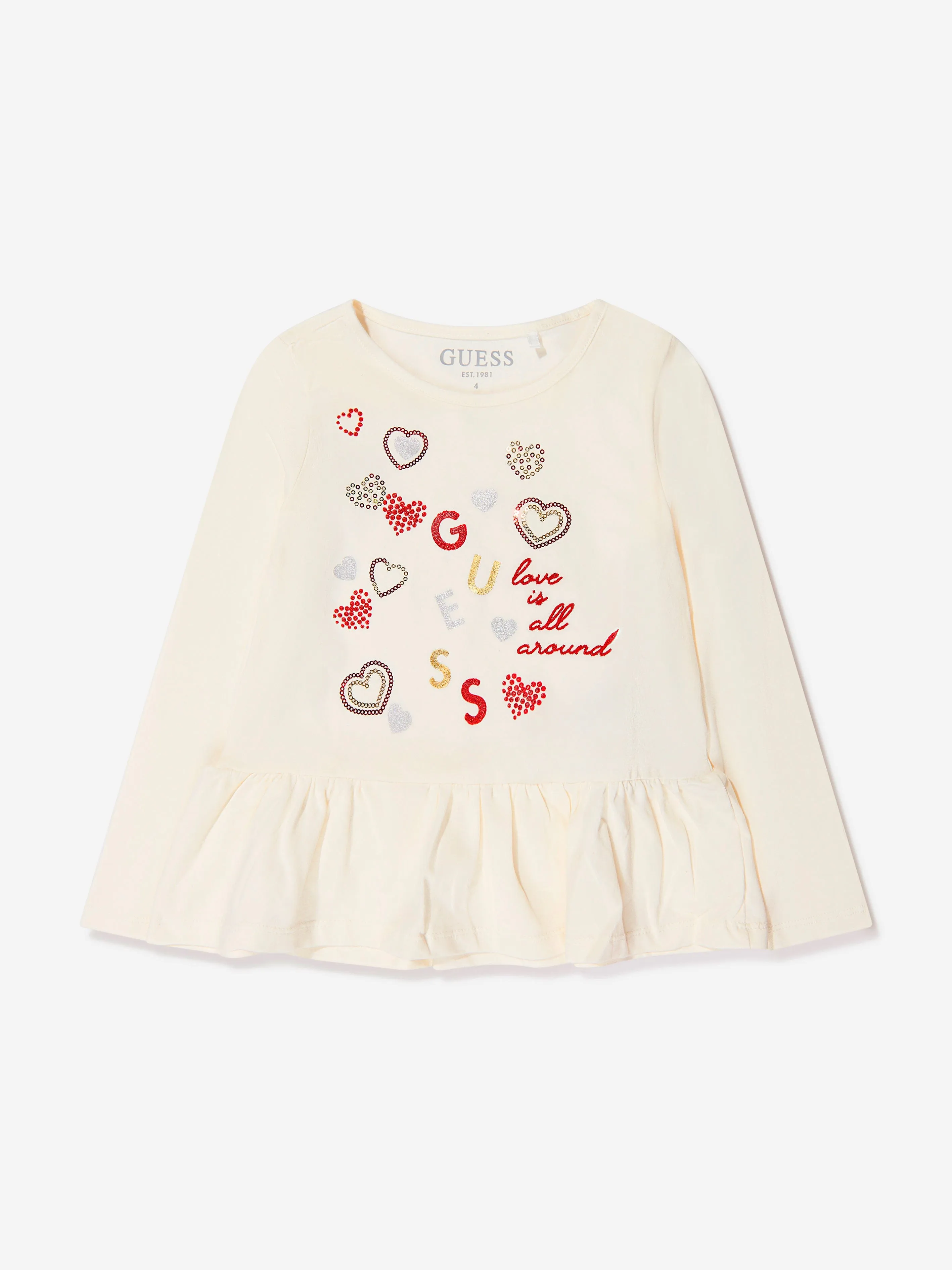 Guess Girls T-Shirt And Trousers Set
