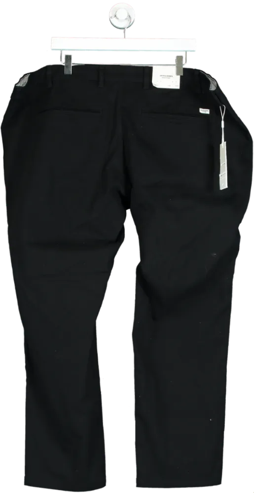 Jack & Jones Black Slim Fit Trousers UK W48 L32