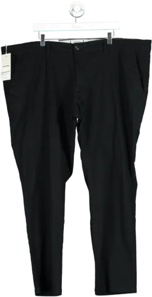 Jack & Jones Black Slim Fit Trousers UK W48 L32