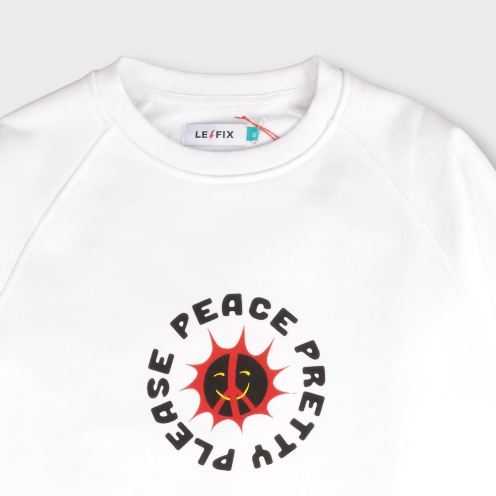Le Fix Pretty Please Crewneck I Hvid