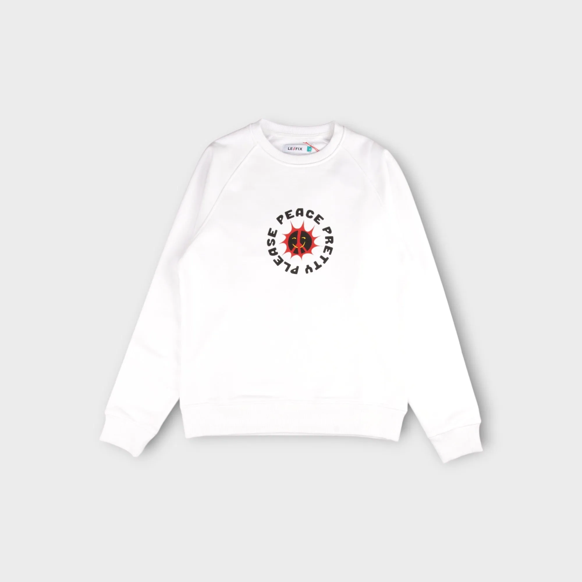 Le Fix Pretty Please Crewneck I Hvid