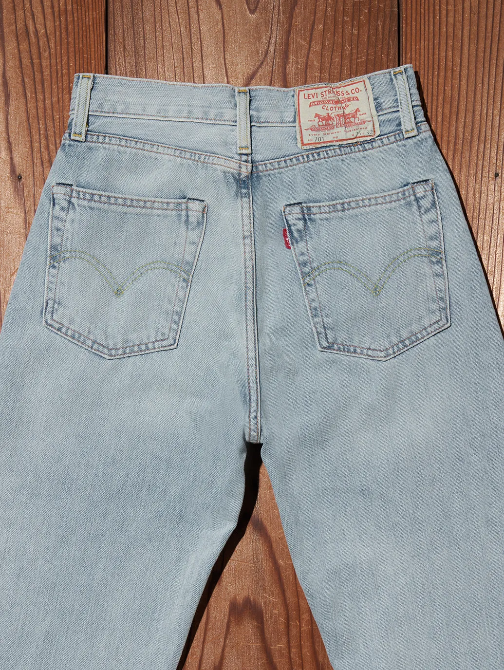 LEVI'S® VINTAGE CLOTHING 1950'S 701 ジーンズ ライトインディゴ 