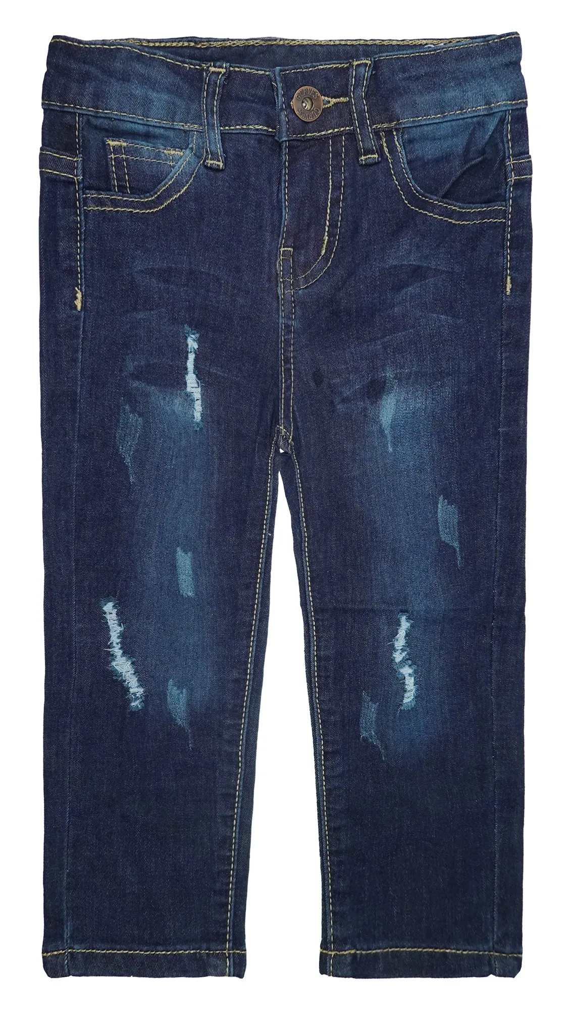 Little Girls Boys Ripped Soft Thin Summer Denim Slim Jeans Pants