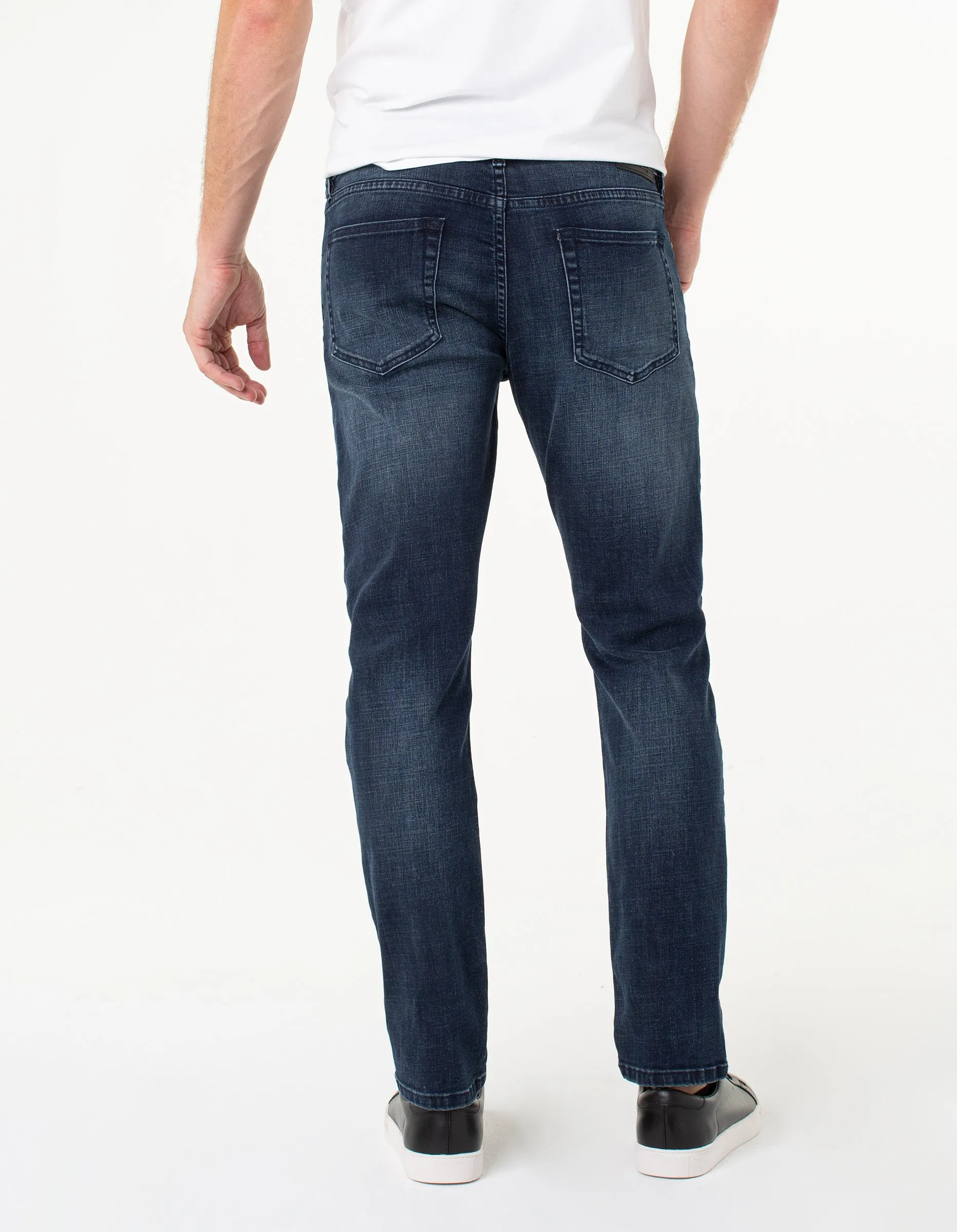 Liverpool's Kingston Modern Straight 32in inseam (palo alto dark, modern rinse)