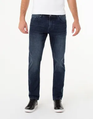 Liverpool's Kingston Modern Straight 32in inseam (palo alto dark, modern rinse)
