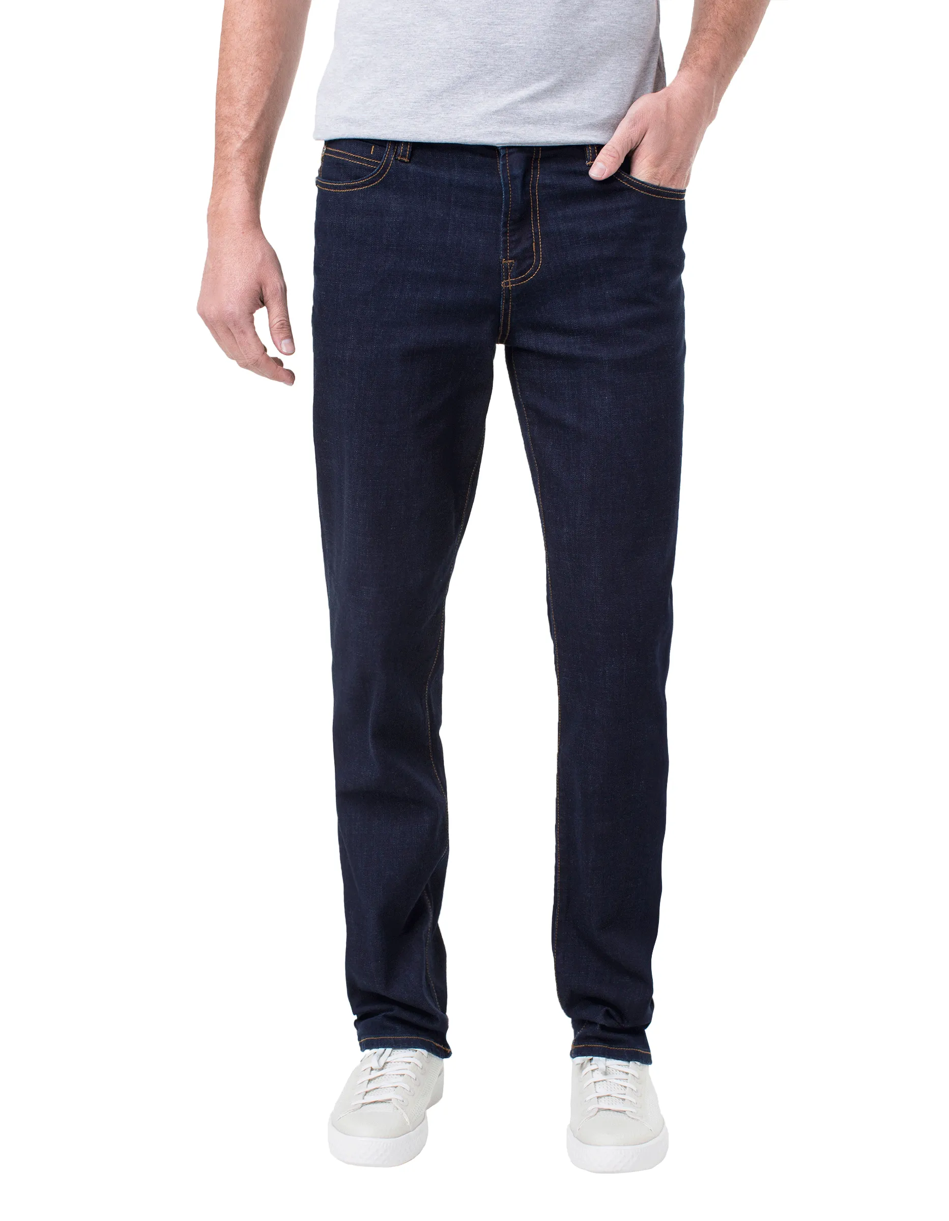 Liverpool's Kingston Modern Straight 32in inseam (palo alto dark, modern rinse)
