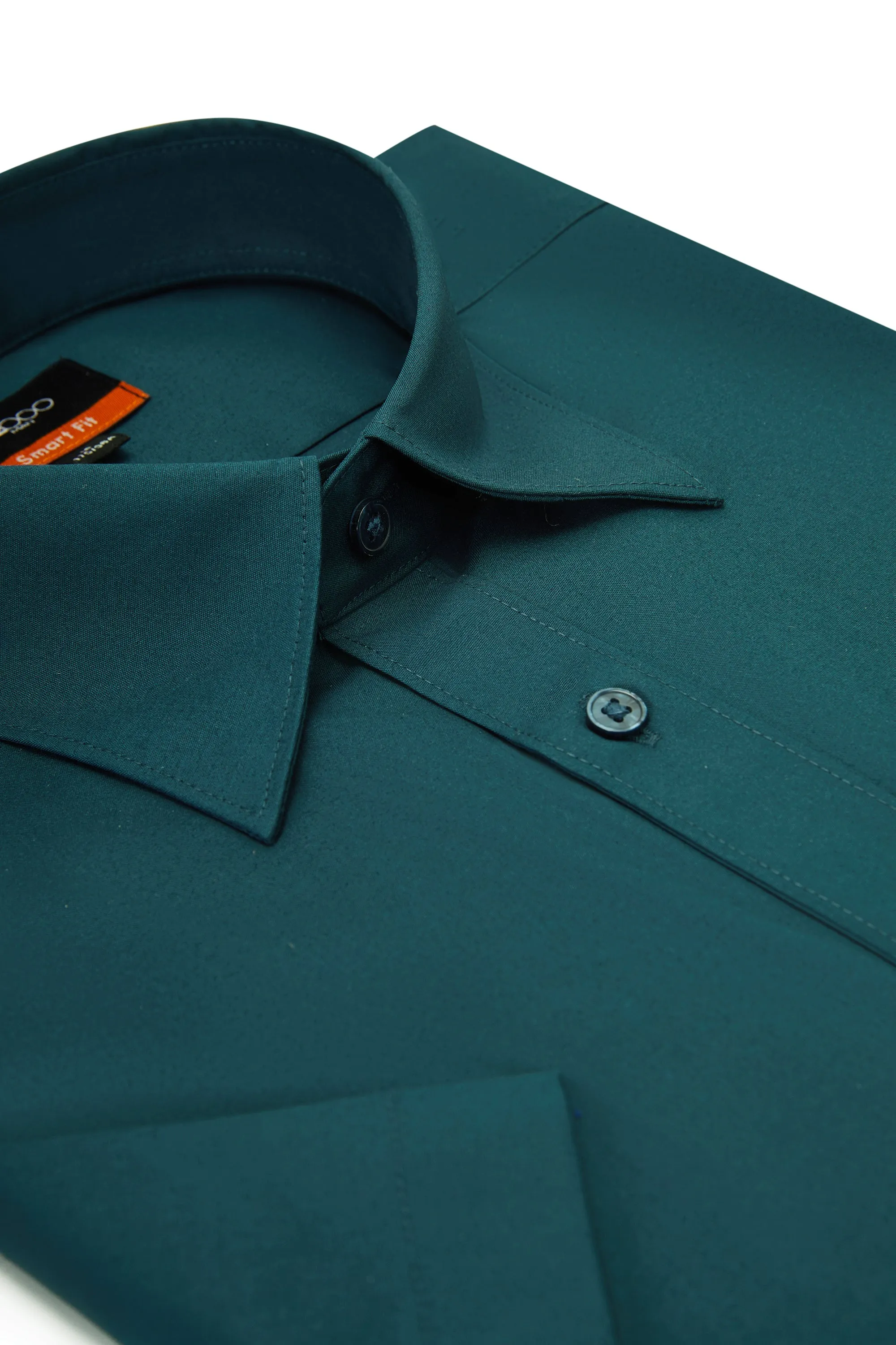Non-Iron Easy Care Smart Fit Poplin Short Sleeve Shirt