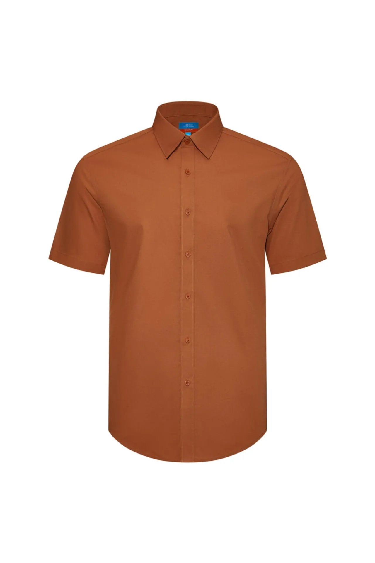 Non-Iron Easy Care Smart Fit Poplin Short Sleeve Shirt