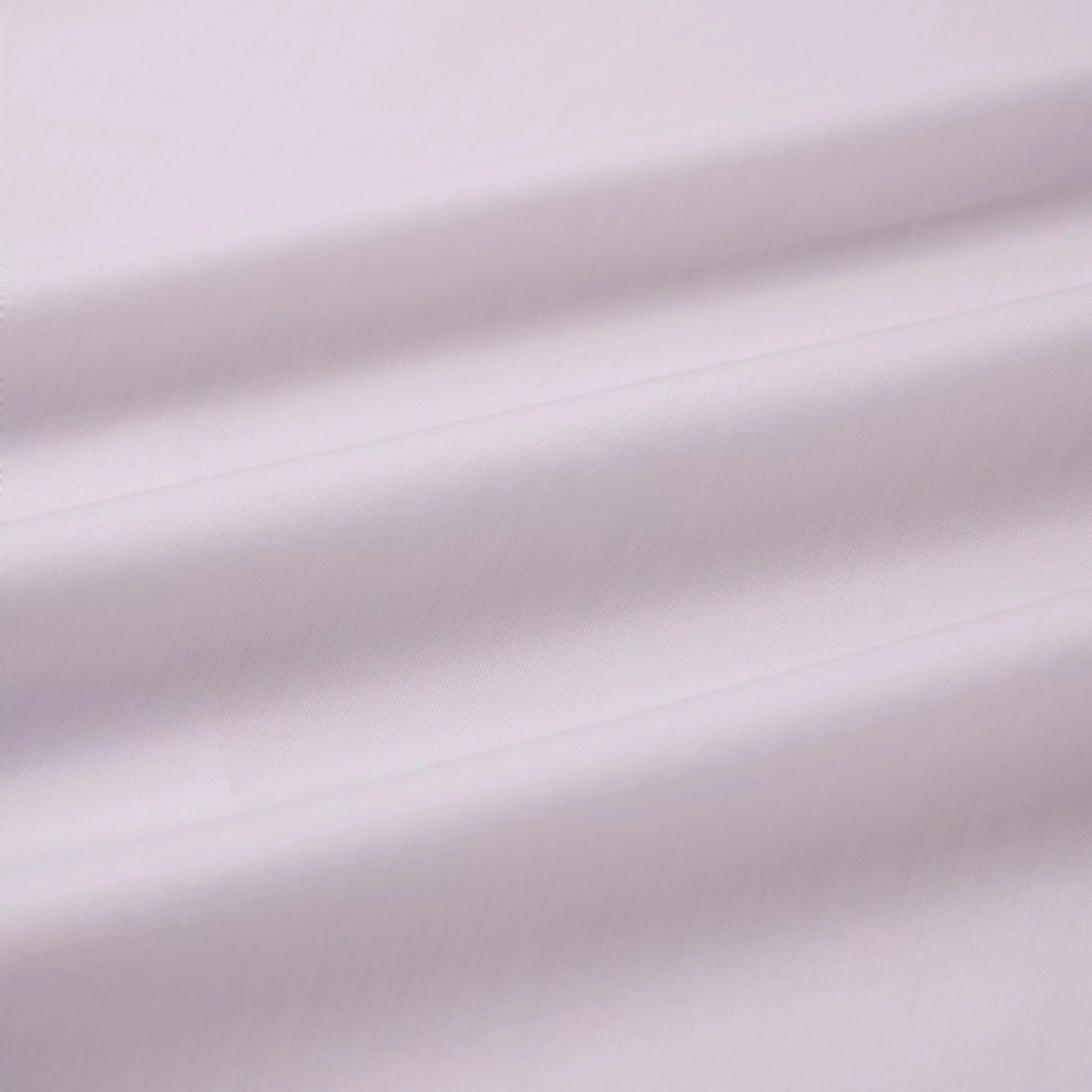 Pale Pink Slim Fit Fine Herringbone Dress Shirt