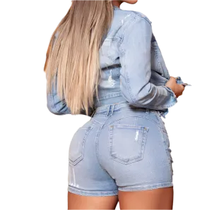 Pit Bull Jeans Women's High Waisted Jeans Short 66442